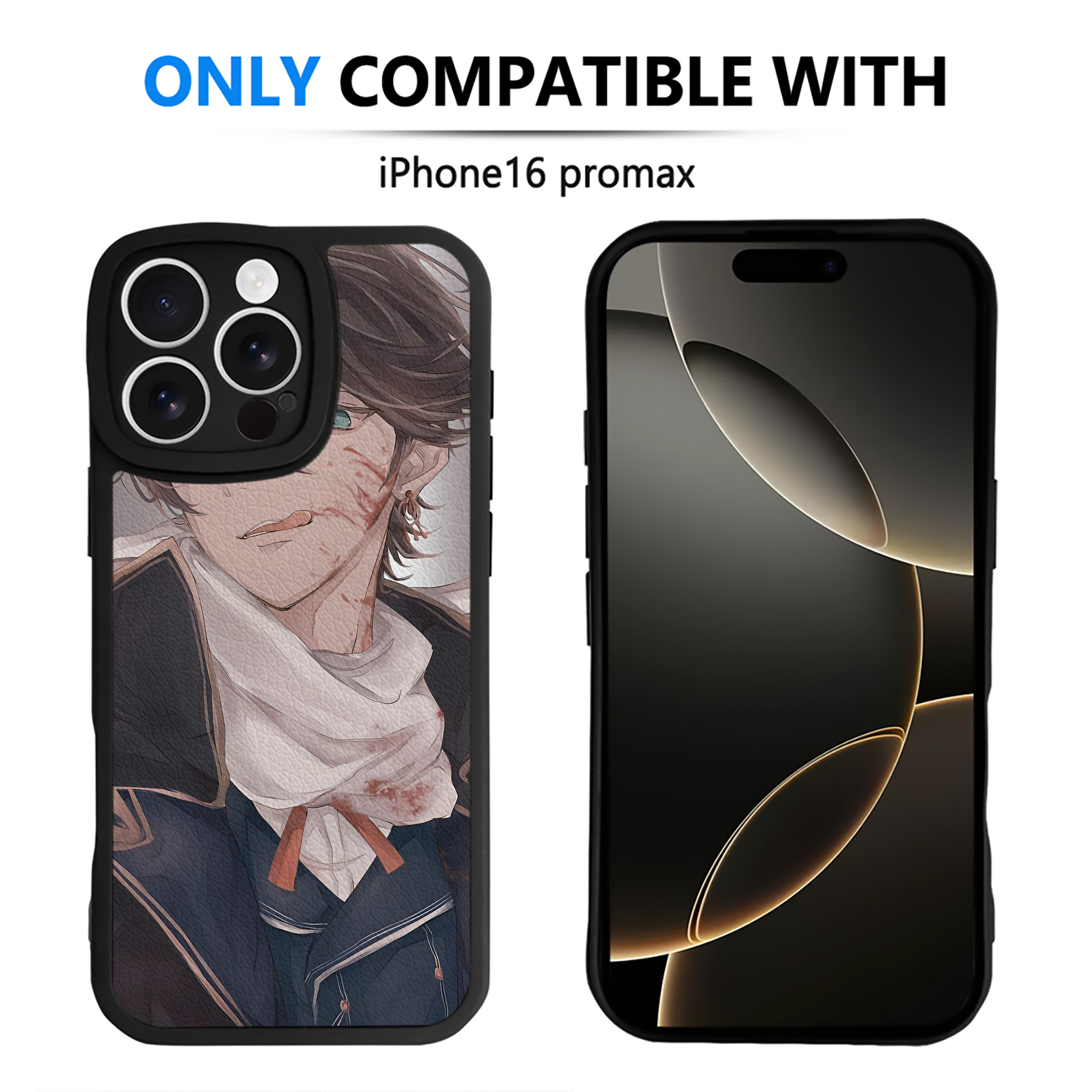 （画像用） 刀剣乱舞 Touken Ranbu 【iPhone 16シリーズ対応】シリコンスマホケース（レザー調） 材質：シリコン
